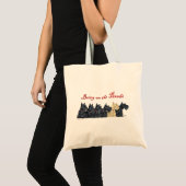 Tote Bag Terriers écossais noirs et roux (Devant (produit))