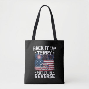 Tote Bag Terry Recule Mets-le En Marche Arrière Feux D'arti
