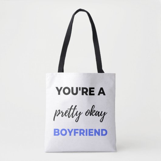 Tote Bag T'es un bon copain Noir (Devant)
