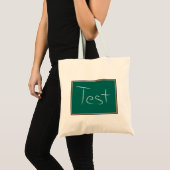 Tote Bag Test Chalkboard School (Devant (produit))