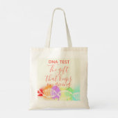 Tote Bag Test de généalogie ADN Fun le cadeau qui continue (Dos)
