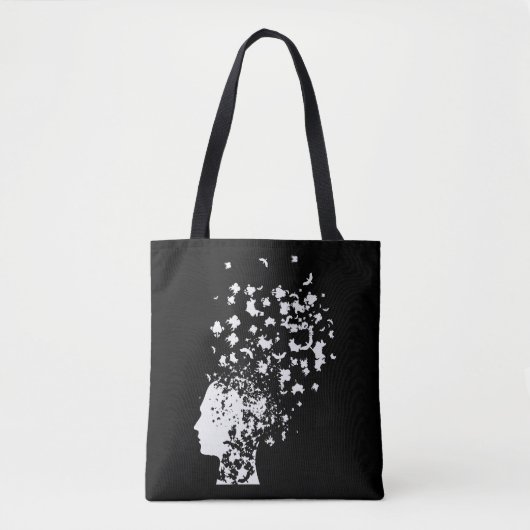 Tote Bag Test de psychologie Rorschach Card Mind Inkblot (Devant)