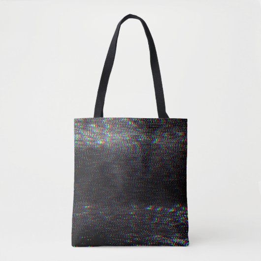 Tote Bag Tester la texture des rayures de l'écran. (Devant)