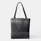 Tote Bag Tester la texture des rayures de l'écran. (Dos)