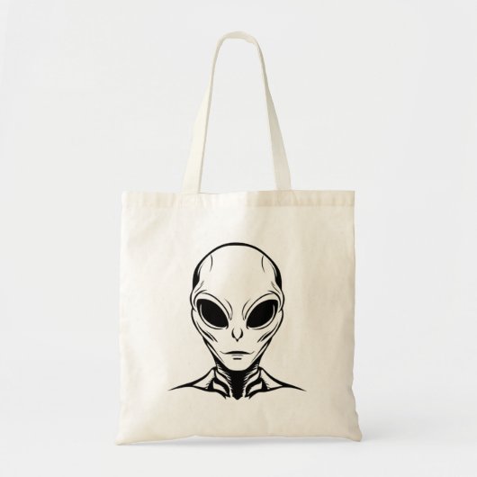 Tote Bag Tête d'Alien (Devant)