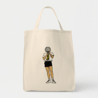 Tote Bag Tête de boule à facettes disco chanteur de bande d