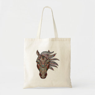 Tote Bag Tête de cheval métallisée par pfergekopf adorable
