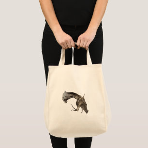 Tote Bag Tête de dragon médiéval