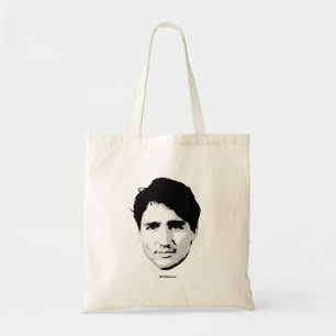 Tote Bag Tête de Justin Trudeau du premier ministre - .png