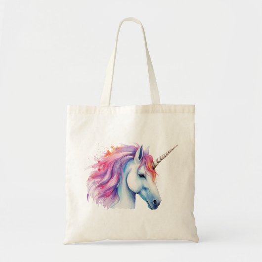 Tote Bag Tête de licorne (Devant)