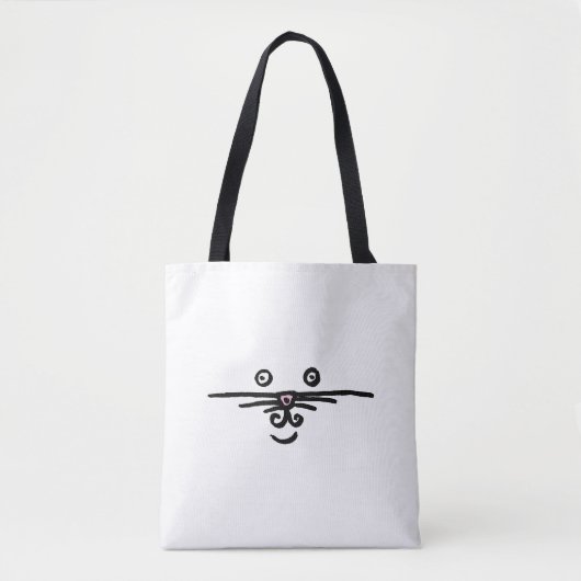 Tote Bag Tête et Queue (Devant)