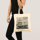 Tote Bag Têtes de constitution d'USS pour S.M. frégate (Devant (produit))
