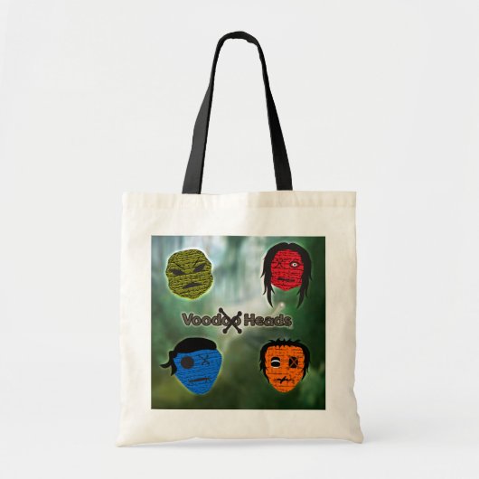 Tote Bag Têtes vaudou ~ Marais (Devant)