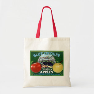 Tote Bag Tétras bleu Pommes canadiennes