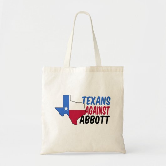 Tote Bag Texans contre Greg Abbott pour gouverneur (Devant)