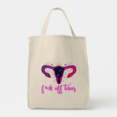 Tote Bag Texas Abortion Ban Celestial Uterus protestation (Dos)