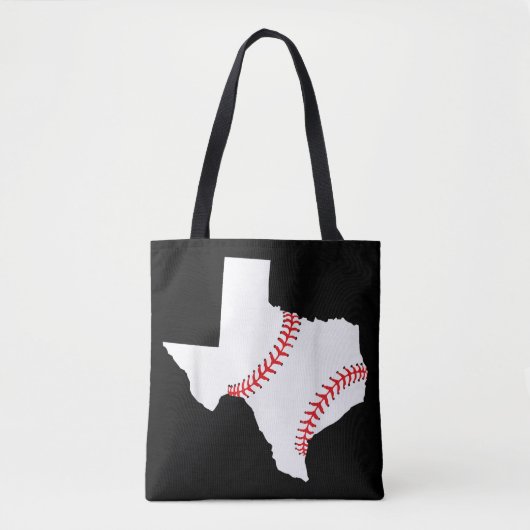 Tote Bag Texas Baseball État drôle Texas Baseball (Devant)