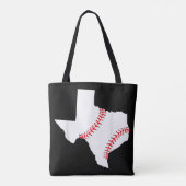 Tote Bag Texas Baseball État drôle Texas Baseball (Dos)