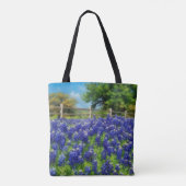 Tote Bag Texas Bluebonnets Blue Flowers Hill Pays Fourre-to (Dos)
