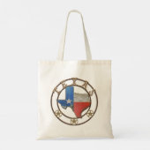 Tote Bag Texas Map Barn Art (Dos)
