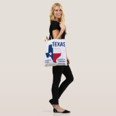 Tote Bag TEXAS Monogramme Écriture chrétienne béni (Sur le modèle)