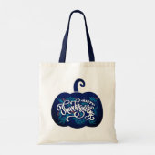 Tote Bag Texte à la mode sur le citrouille pour Thanksgivin (Dos)