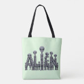 Tote Bag Texte Alien (Dos)