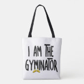 Tote Bag Texte brut du gyminateur (Dos)
