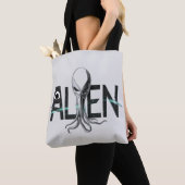 Tote Bag Texte de l'Alien d'espace (De près)