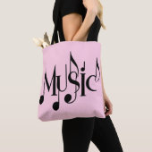 Tote Bag Texte de musique (De près)