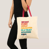 Tote Bag Texte d'expression de conception mignonne pour la (Devant (produit))