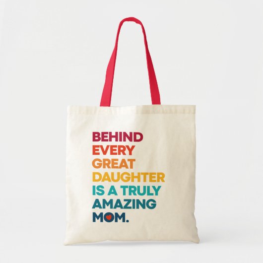 Tote Bag Texte d'expression de conception mignonne pour la (Devant)
