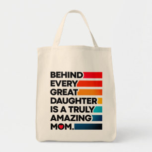Tote Bag Texte d'expression de conception mignonne pour la