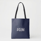 Tote Bag Texte drôle. Gim (Devant)