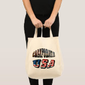 Tote Bag Texte du drapeau de la Californie (Devant (produit))