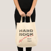Tote Bag Texte en granit dur (Devant (produit))