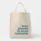 Tote Bag Texte minimum - Achats réutilisables (Dos)