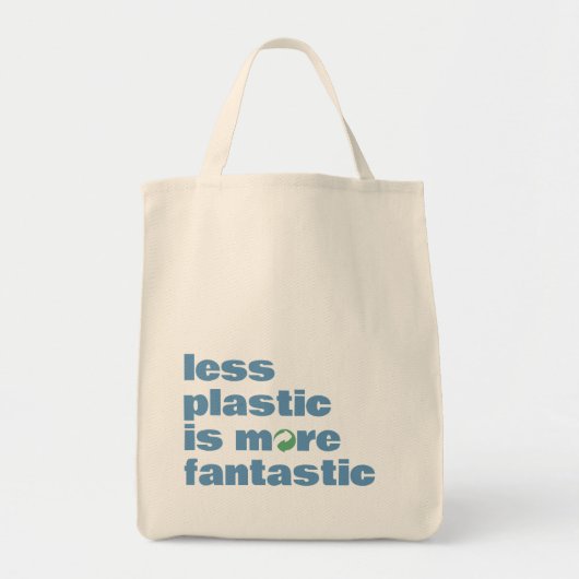 Tote Bag Texte minimum - Achats réutilisables (Devant)