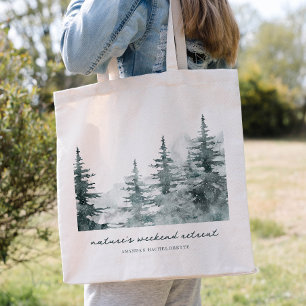 Tote Bag Texte modifiable EVJF Forest