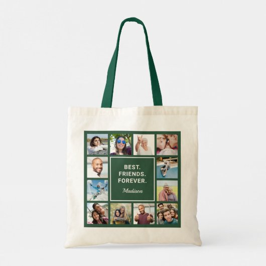 Tote Bag Texte personnalisé et vos photos (Dos)