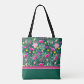 Tote Bag Texte personnalisé 🤩 soirée tropicale avec pickle (Dos)