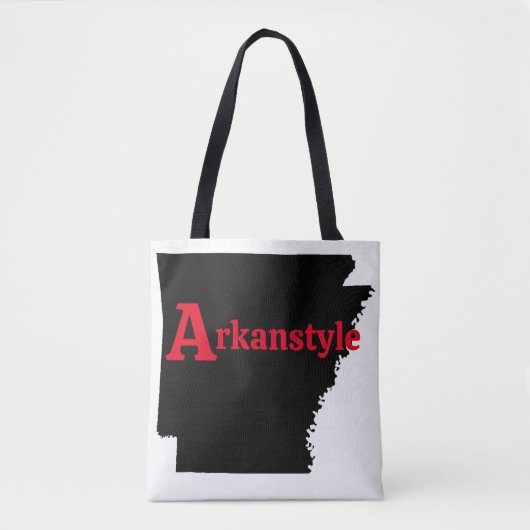 Tote Bag Texte rouge Arkanstyle (Devant)