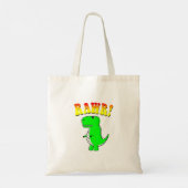 Tote Bag Texte Super T-Rex Rex mou et en colère (Dos)