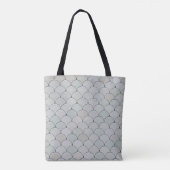 Tote Bag textile graphique gris (Dos)