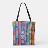 Tote Bag Textile tissé coloré (Dos)