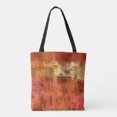 Tote Bag texture Abstraite. 2d illustration. Main expressiv (Dos)