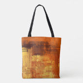 Tote Bag texture Abstraite. 2d illustration. Main expressiv (Dos)