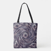 Tote Bag Texture abstraite de remous (Dos)