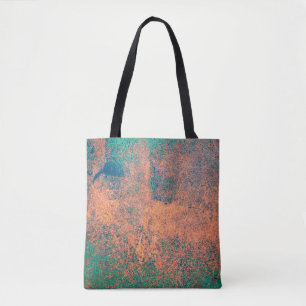 Tote Bag Texture arrière - plan de plaque métallique rouill