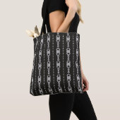 Tote Bag texture cardiaque aztèque Abstraite (De près)